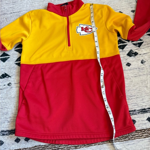 Chiefs Red and Yellow Quarter-Zip - Picture 3 of 5